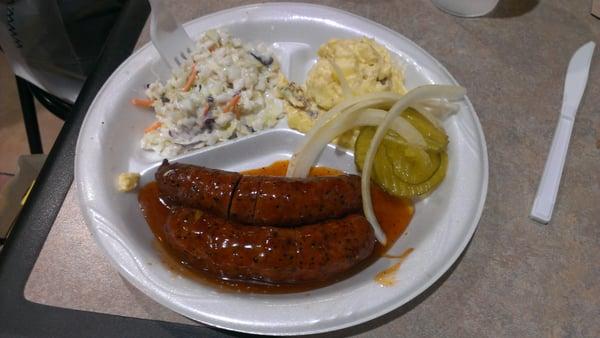 BBQ Sausage Platter