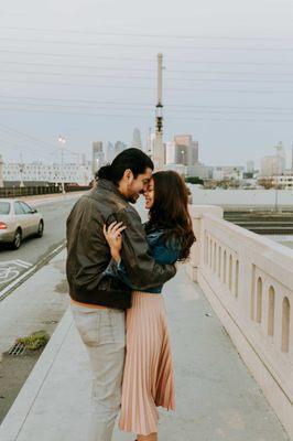 DTLA engagement photo shoot. February 2019.