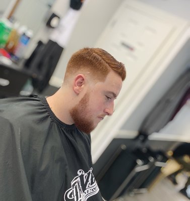 Combover done by Aaron