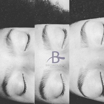 Brow Shaping...Before. During. After.