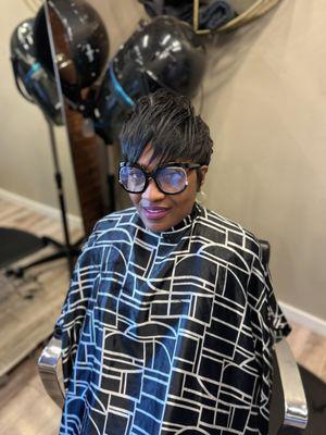 Cut and relaxer with style