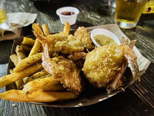 Coconut shrimp basket