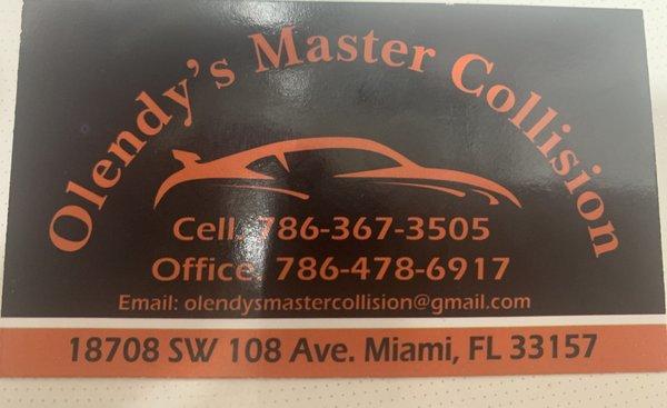 Olendy's Master Collision