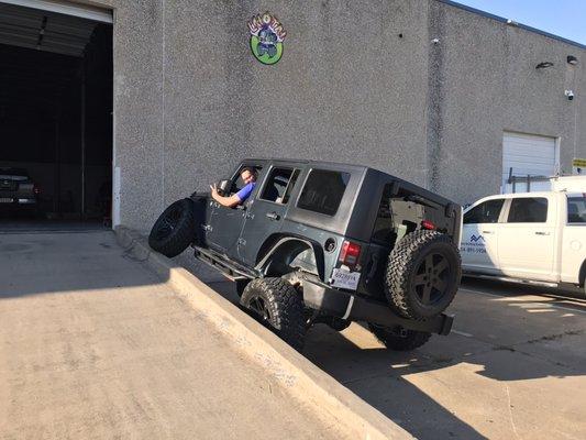 Jeep flex lift kit