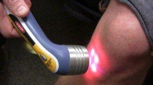 Low-Level LASER (aka "Cold Laser") speeds up the healing process.