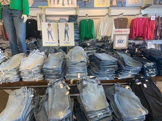 Jeans 50% off