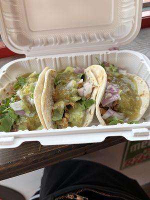 Chicken tacos