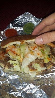 Yummy pork torta is delicious