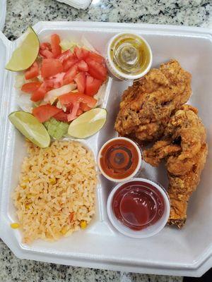 Pollo frito para tus antojitos