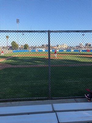 Very open and spacious! Definitely one of the better fields for this district. The kids have plenty of space.