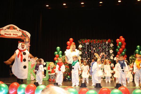 Our Christmas Show with
 Frosty.