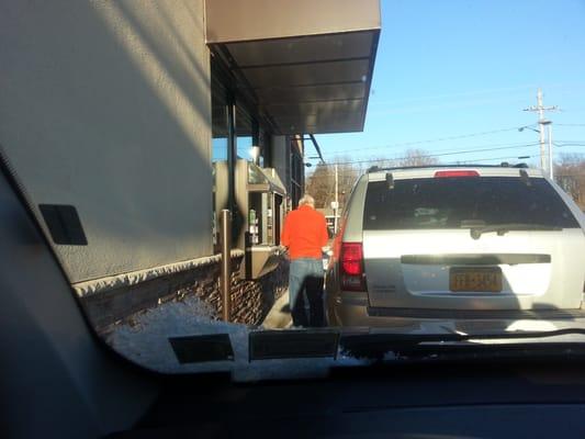 Word of caution, it is a drive thru not a walkthrough