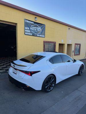 LEXUS IS350 5% rear 15% fronts