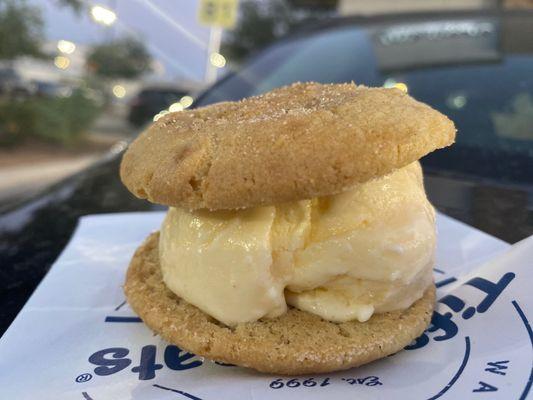 Snicker doodle Ice Cream sandwich