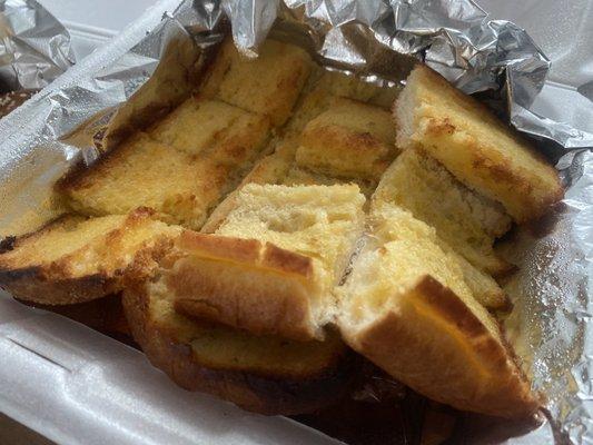 Plain garlic bread