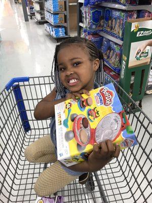 My Granddaughter always find her something special in the toy section...