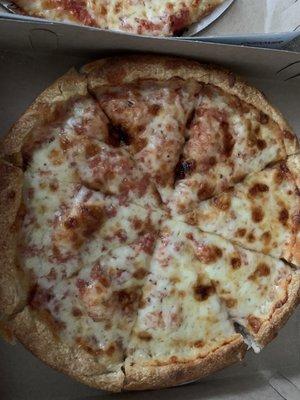 Small regular cheese pizza