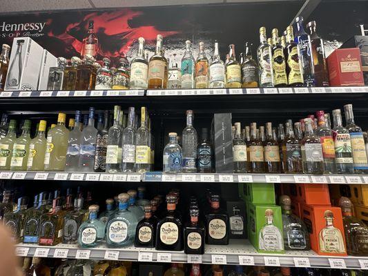 variety of liquor