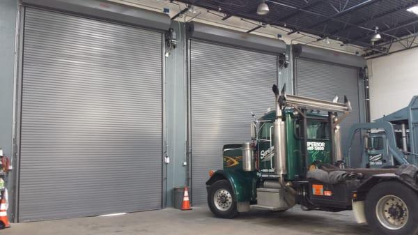 Insulated doors help shield you from the elements. 