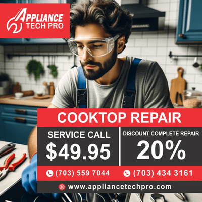 best cooktop repair service in Virginia