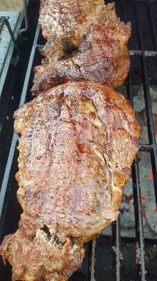 Ribeyes grilled to perfection!