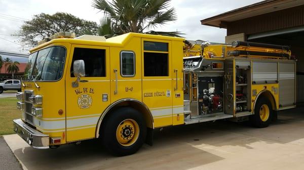 Maui's Finest. Maui Fire Dept. Engine 6. Kihei Pūko'a