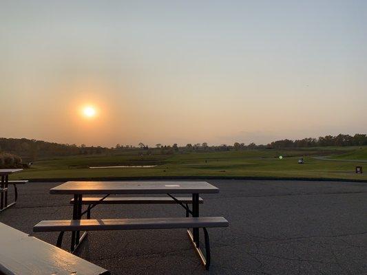 Beautiful evening for their Oktoberfest event! (October 2020)