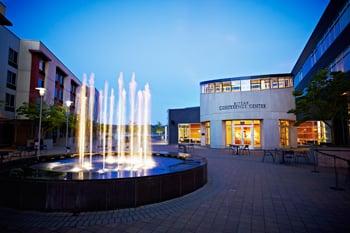 Front entrance water fountain