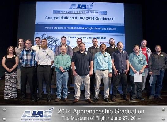 2014 Graduation ceremony at the Boeing Museum of Flight