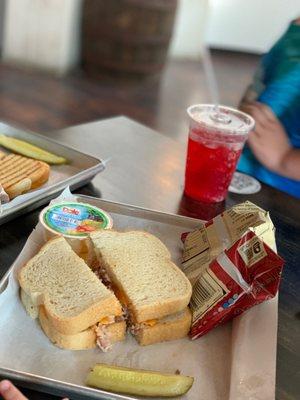 Kids turkey sandwich