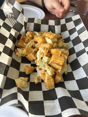 Fried potato salad