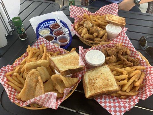 Catfish basket, gator basket, and walleye basket