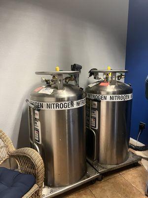 Nitrogen tanks