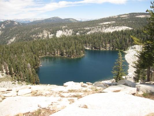 Taken from top... & the boulders up there are not so steady.