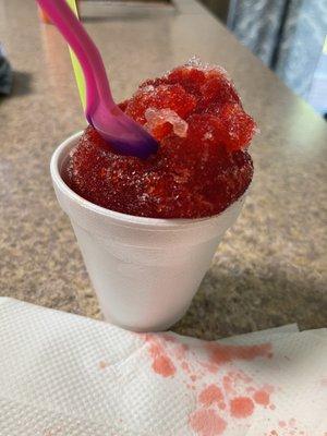 The snow cone