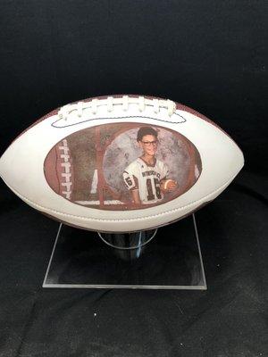 Custom photo footballs