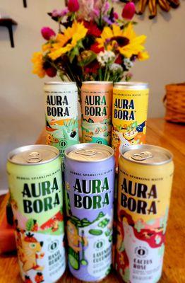 Delicious herb infused water from Aura Bora... Refreshing!