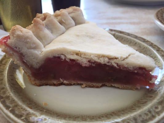 Strawberry rhubarb pie