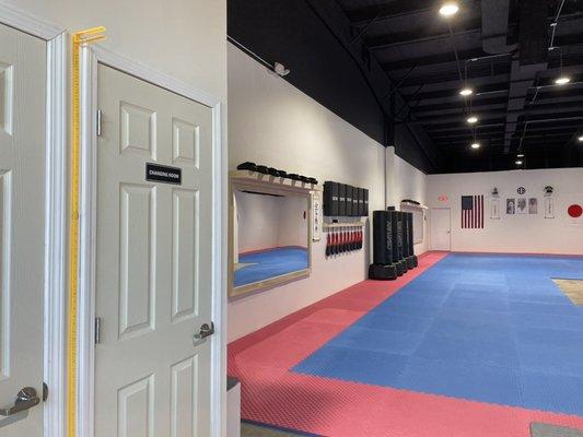 Another view of the training space