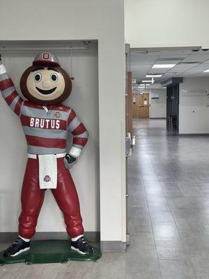 The Brutus hallway.