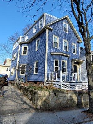 New siding install