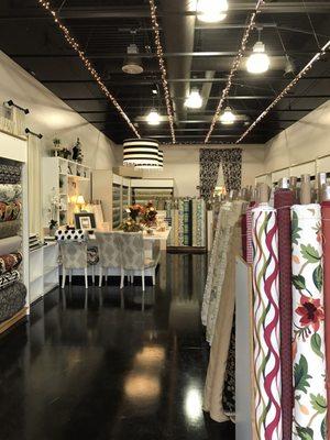 Fun new store with lots of home decor fabrics.  They can even make your stuff!