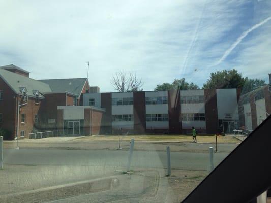 Denver street school - west campus! Passing by after my jog at the lake, my sister graduated with honors from the central campus