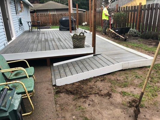 Completed Deck Installation January 2018