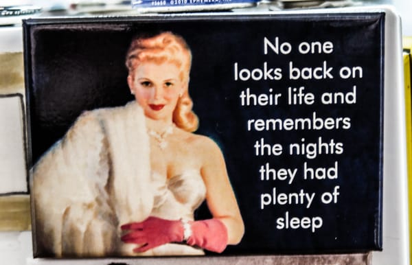 True words from a refrigerator magnet