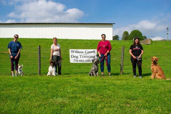 Basic Obedience Group Class Graduates