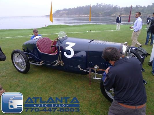 Detailing a 1924 Aston Martin for the Pebble Beach Concours d'Elegance