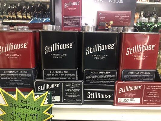 Stillhouse Bourbon ask for our Promo