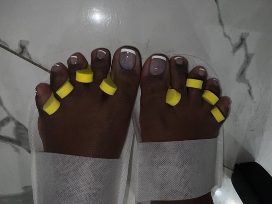 French pedicure