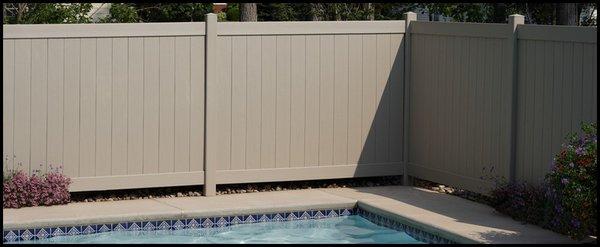 Fence World of Milwaukee- Poolside privacy fencing